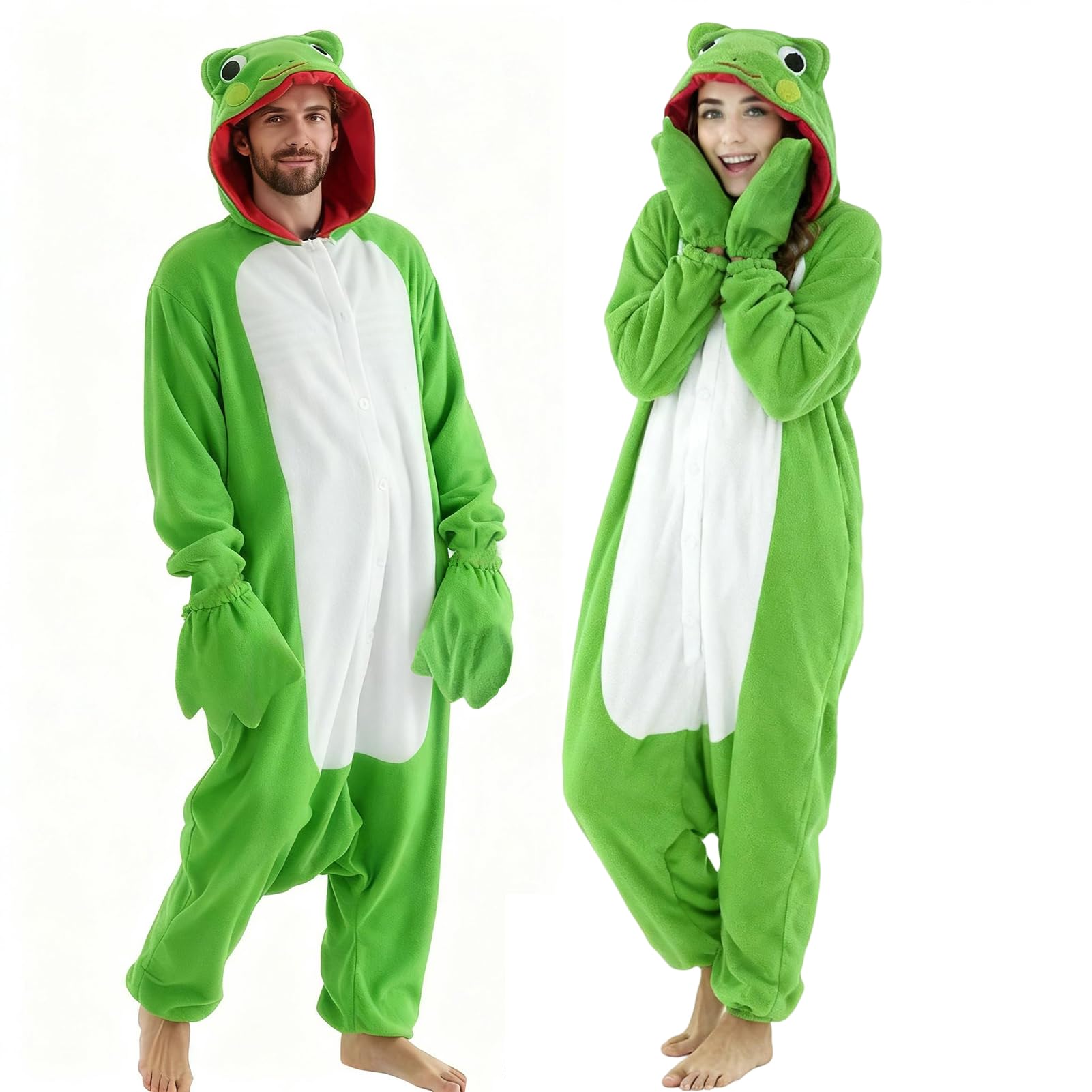 Pigiama Tuta Unisex Adulto Animale Onesie Cosplay Halloween Carnevale Costume Donna Pigiama Costume Animale Inverno