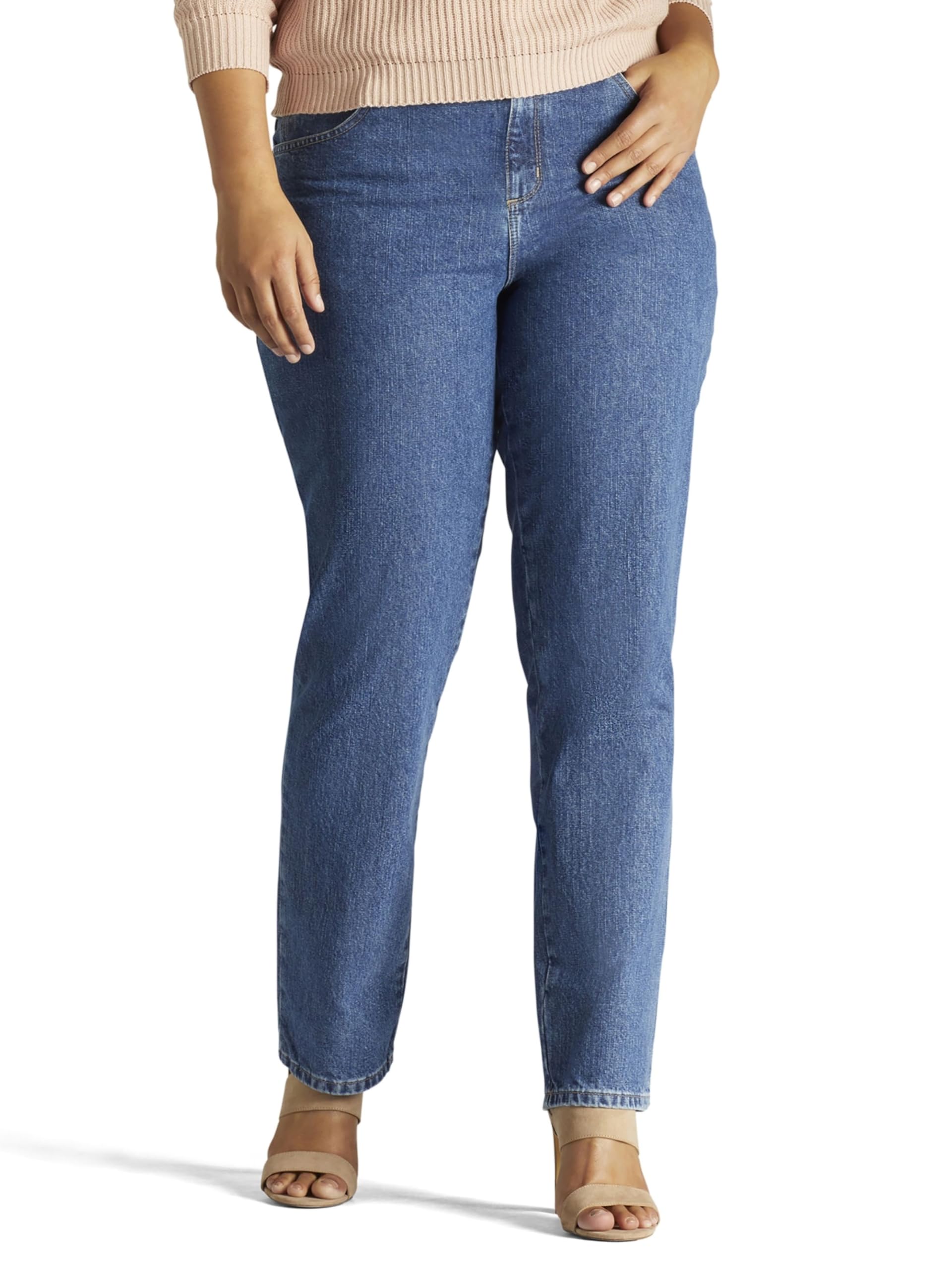 Lee Damen Relaxed-Fit Straight-Leg Jeans Livia