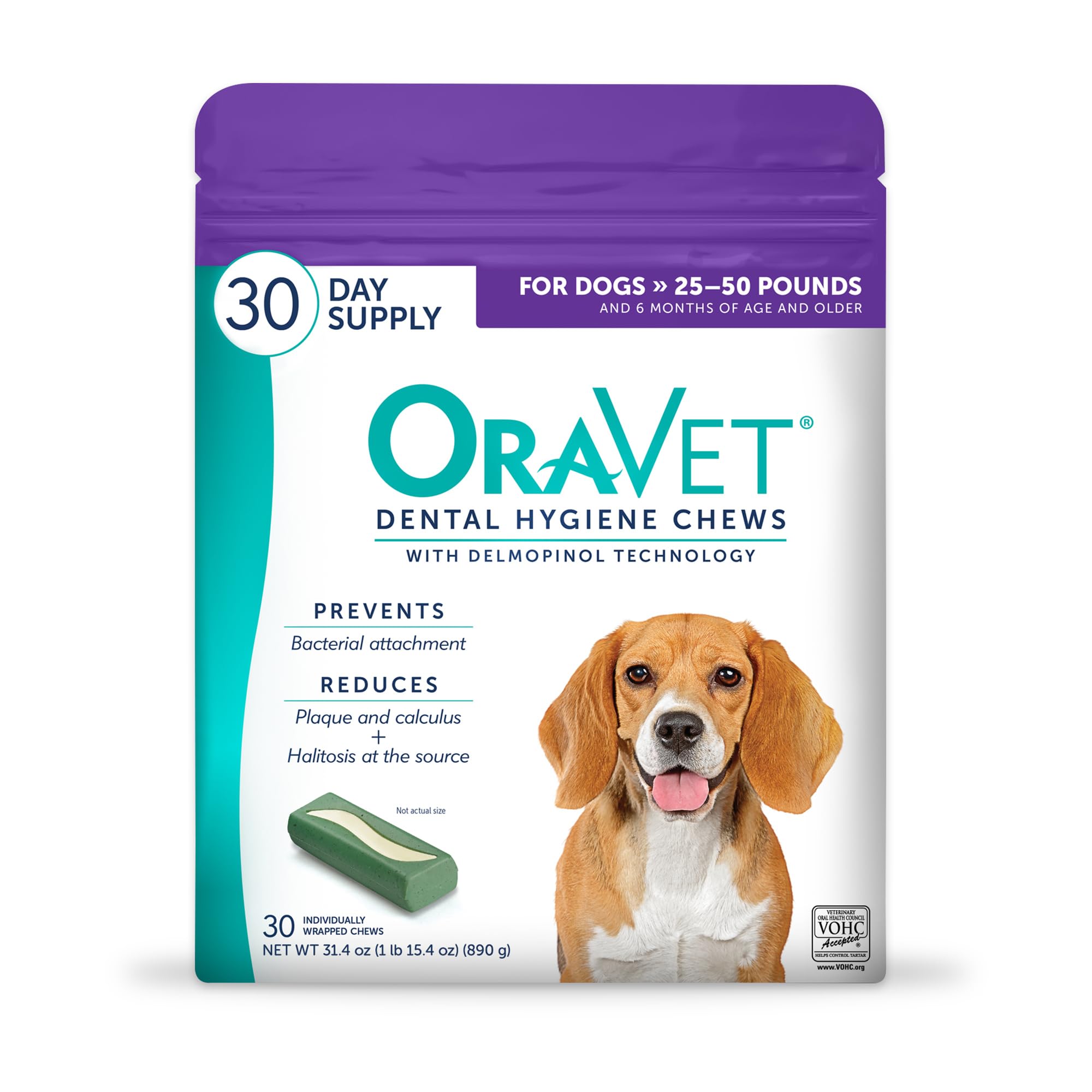 Oravet YYOJ Dental Hygiene Chews for Medium Dogs