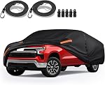 Special 16 Layers Full Car Cover Fit for Volk-swagen Beetle Bug 1960-1979, Ultra Heavy 600D Oxford Cloth, All-Weather Protection Summer Sun Exposure and Winter Snow Rain Dust UV, Black