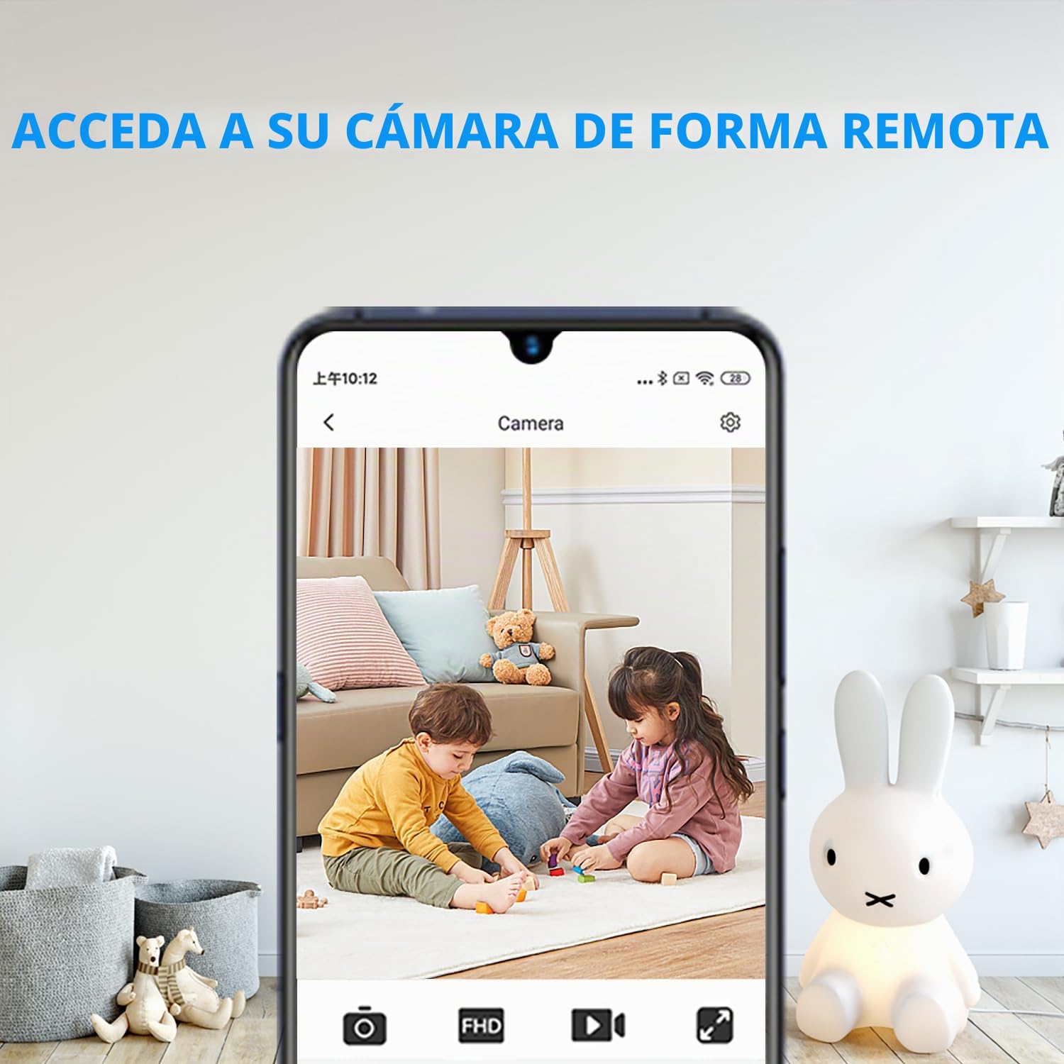 Mini cámara de bricolaje, cámaras inalámbricas HD 1080P, pequeña cámara de niñera WiFi, pequeña cámara de seguridad portátil para el hogar, interior y exterior