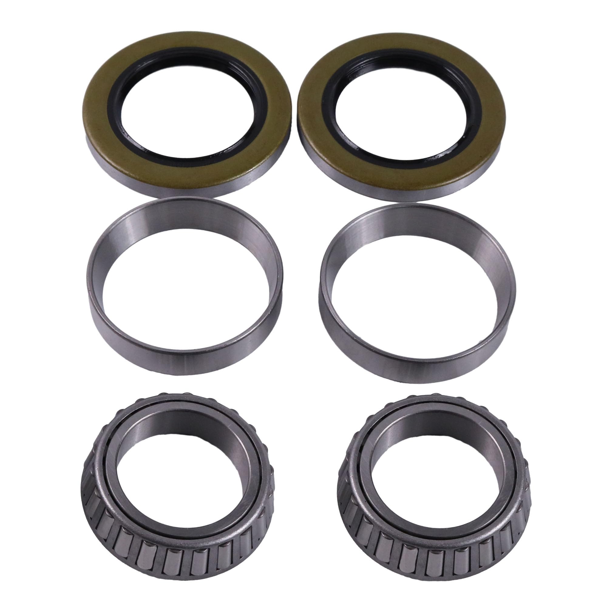 Demfec Wheel Bearing Kit Compatible with Case Skid Steer 1530B 1835B 1835C 1700 1830 1835 1838 1840 Replaces D53767