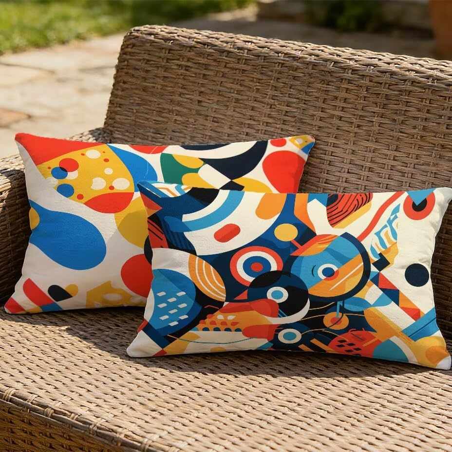 Housse de coussin de jardin 60x90 cm pour grand confort de patio