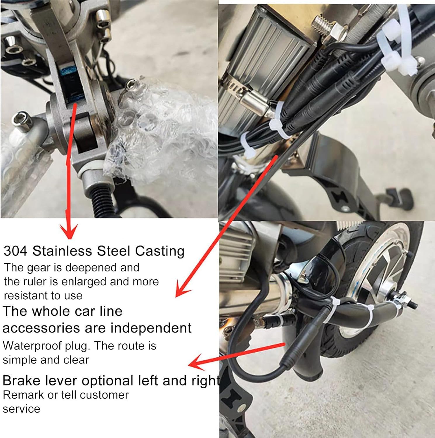 Kit de conversión de silla de ruedas eléctrica con motor de 500 W y batería de largo alcance para mayor movilidad y uso al aire libre