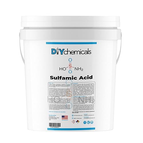 Ácido sulfámico – Agente de limpieza para agua de calderas y sistemas de evaporación, agente de nitración suave – Fabricado en Estados Unidos (40