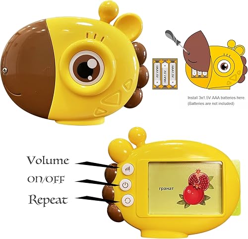 Miniatura 4 de 60 tarjetas didácticas rusas, juguetes del alfabeto ruso para niños, aprender palabras y pronunciar vocabulario, libros básicos rusos para