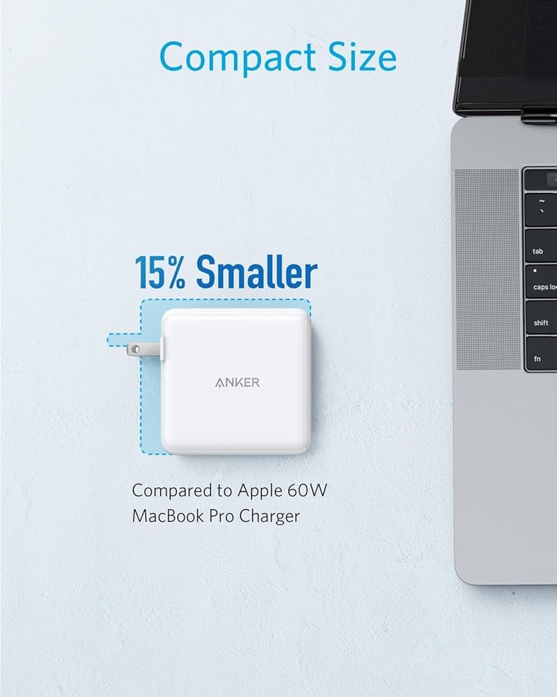 Amazon.com: Anker 60W PIQ 3.0 & GaN Tech Dual Port Charger