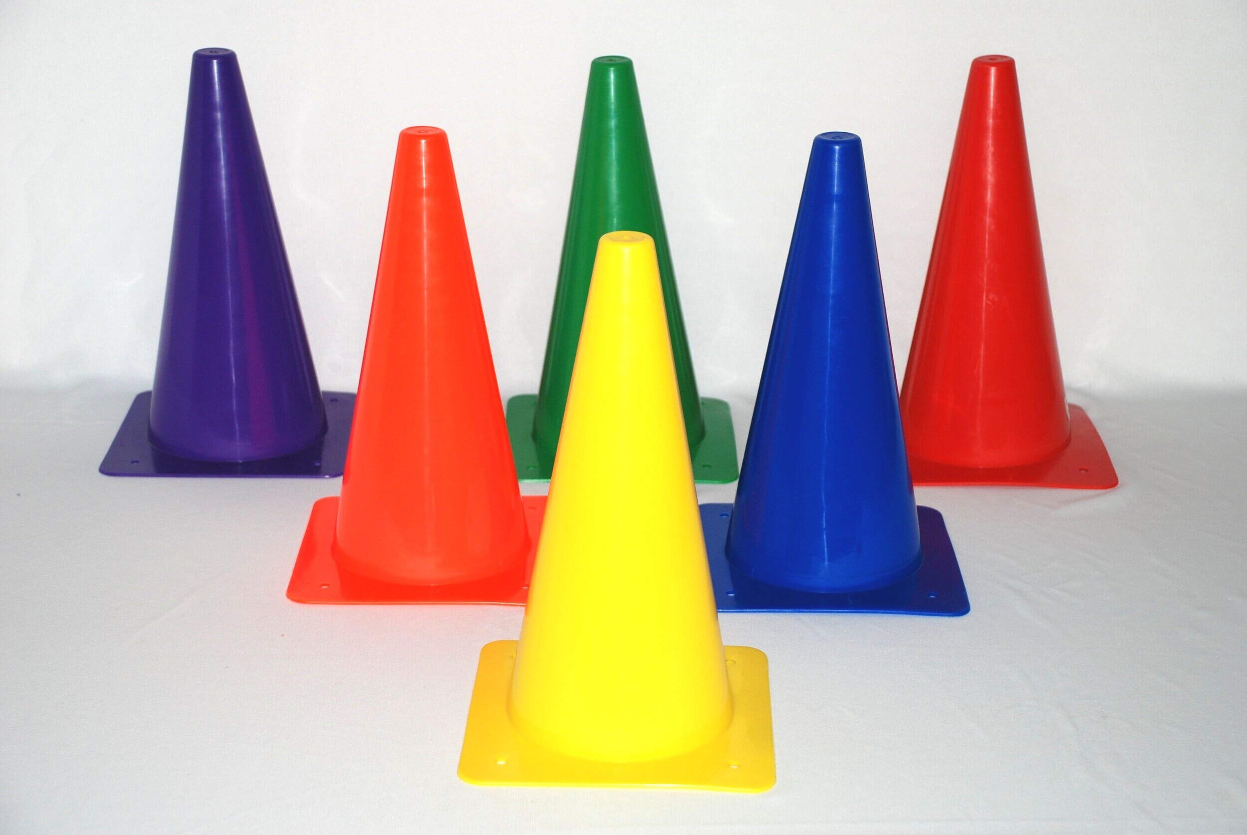 Everrich IndustriesPE Plastic Cones 6" H ~ 18" H - Sets of 6 Colors