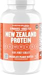 Schinoussa Super Foods Nouvelle-Zélande Whey Protein Isolate 25g Protéines 0g de sucre 1g de glucides 110 Calories (chocolat au beurre de pois, 910g (Boîte de 1)