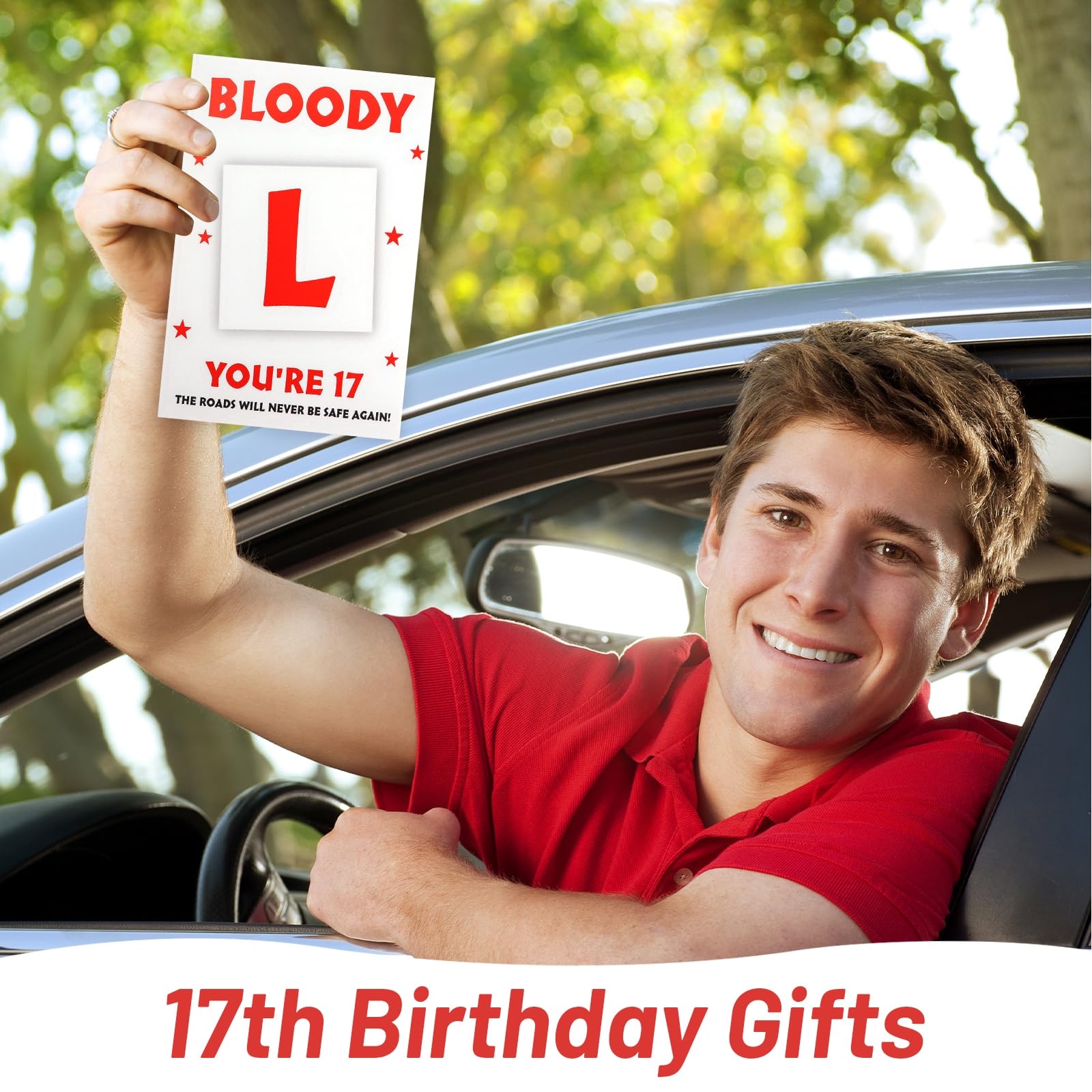 17th Birthday Card L Plates Learner Driver – The Caker Online - View #7