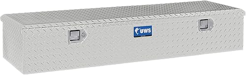 UWS EC20081 58-Inch Heavy Wall Aluminio 5th Wheel Truck Bed Tool Box, RigidCore Tapa