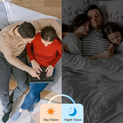 Miniatura 5 de Detector de humo Cámara oculta con visión nocturna - Cámara de seguridad inalámbrica HD 1080p para el hogar y la oficina - Visión remota