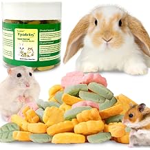 4 Vegetable Guinea Pig Snacks, Guinea Pig Treats and Chews Gerbil Treats, Carrot, Spinach for Hamsters, Rabbits, Guinea Pigs & Gerbils Crunchy