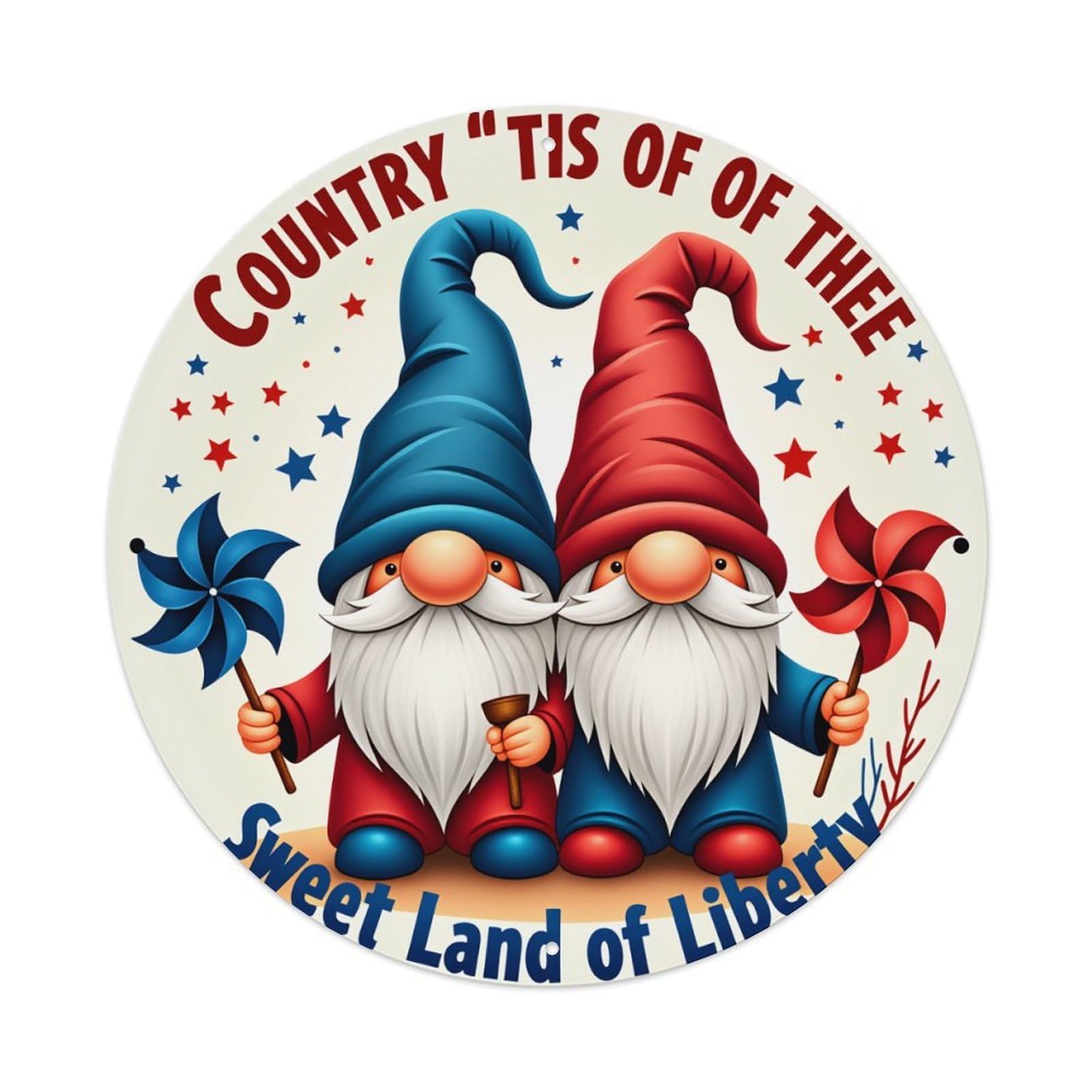 Country Tis Of Of Thee Sweet Land Of Liberty Metal Tin Sign Vintage Garden Bedroom Cafe Bar Man Cave Home Wall Decor Metal Poster 8x8 inches