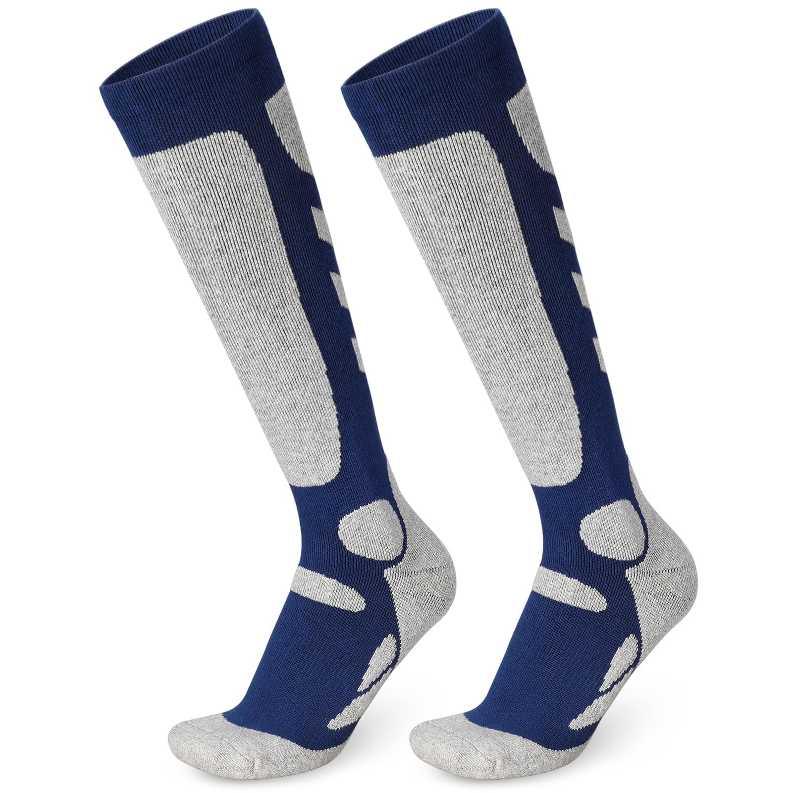 Men's Thermal Socks, 5 Pairs Thick Cotton Thermal Socks Men's Winter Soft Walking Hiking Socks Men's Heavyweight Comfort Boot Socks for Cold Weather