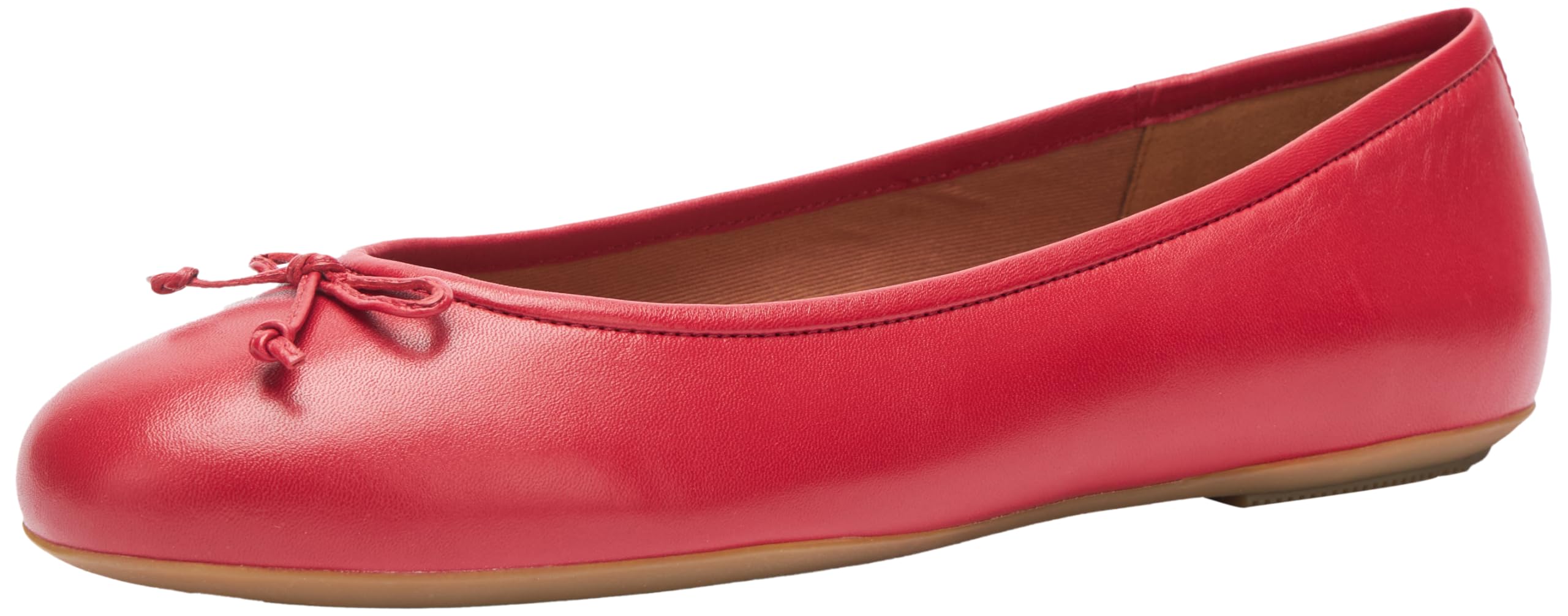 Geox Girls' D Palmaria HBallet Flat, red, 41 EU
