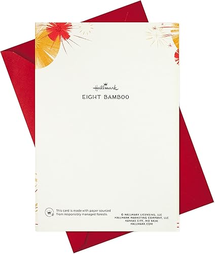 Miniatura 7 de Hallmark Tarjetas de año nuevo chino 2026 (3 tarjetas de año nuevo lunar con sobres rojos de dinero de la suerte) felicidad, suerte, prosperidad,