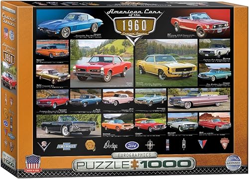 Miniatura 1 de EuroGraphics 1960's Cruisin' Classics Jigsaw Puzzle (1000 piezas)