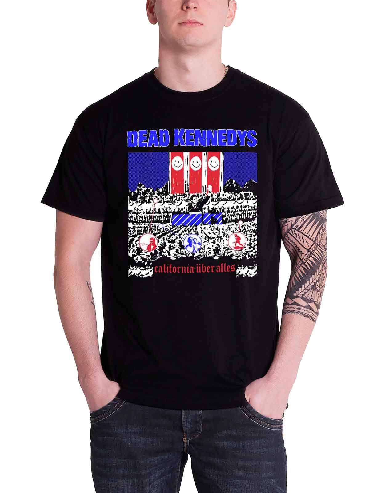 Dead Kennedys California Uber Alles Official Herren Nue schwarz T Shirt