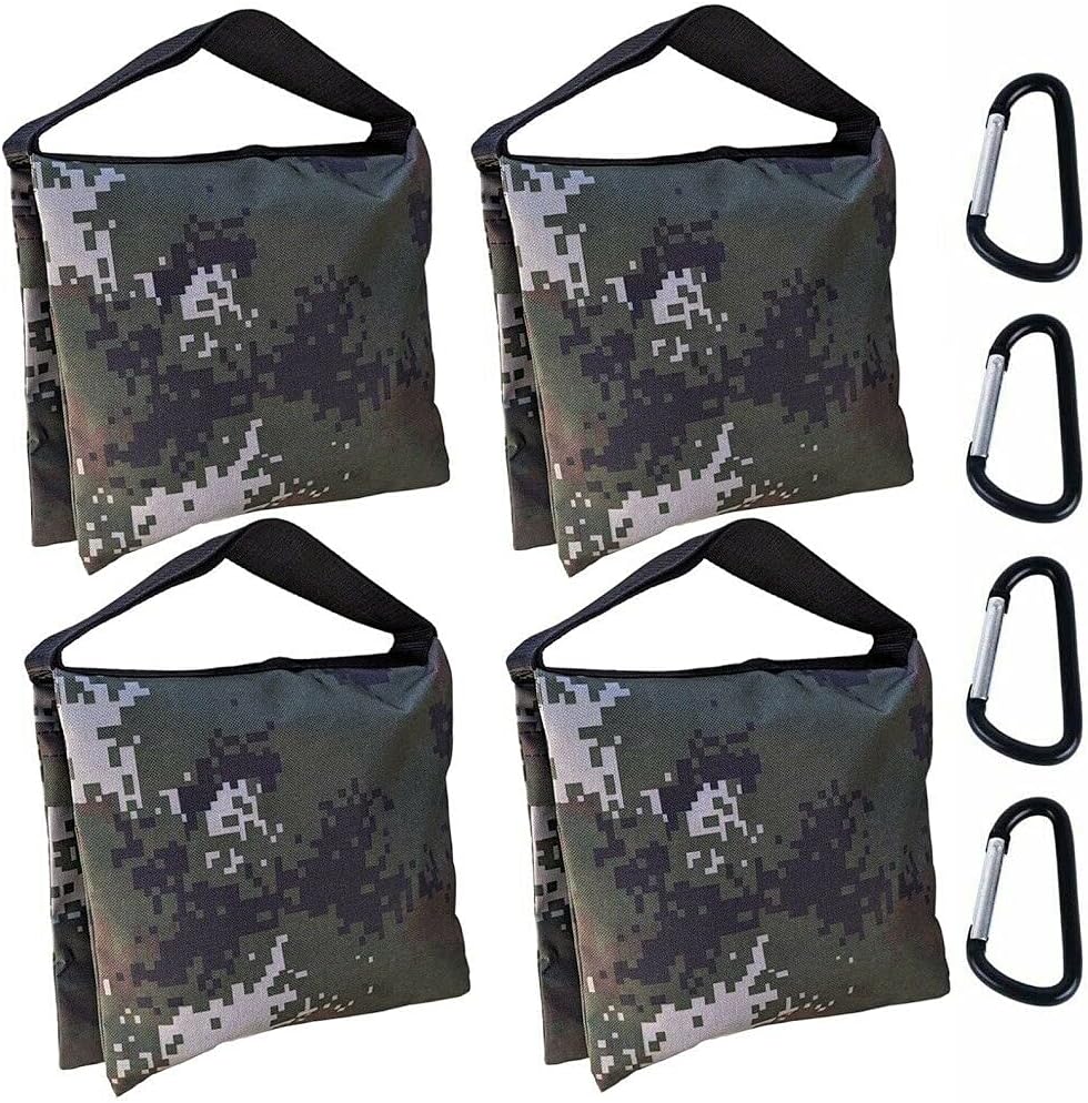 PBL SANDBAGS HEAVYDUTY Photo Video SADDLEBAG 4 Bags Holds 20LBS of Sand New Steve Kaeser Photogrphic Lighting & Accessories