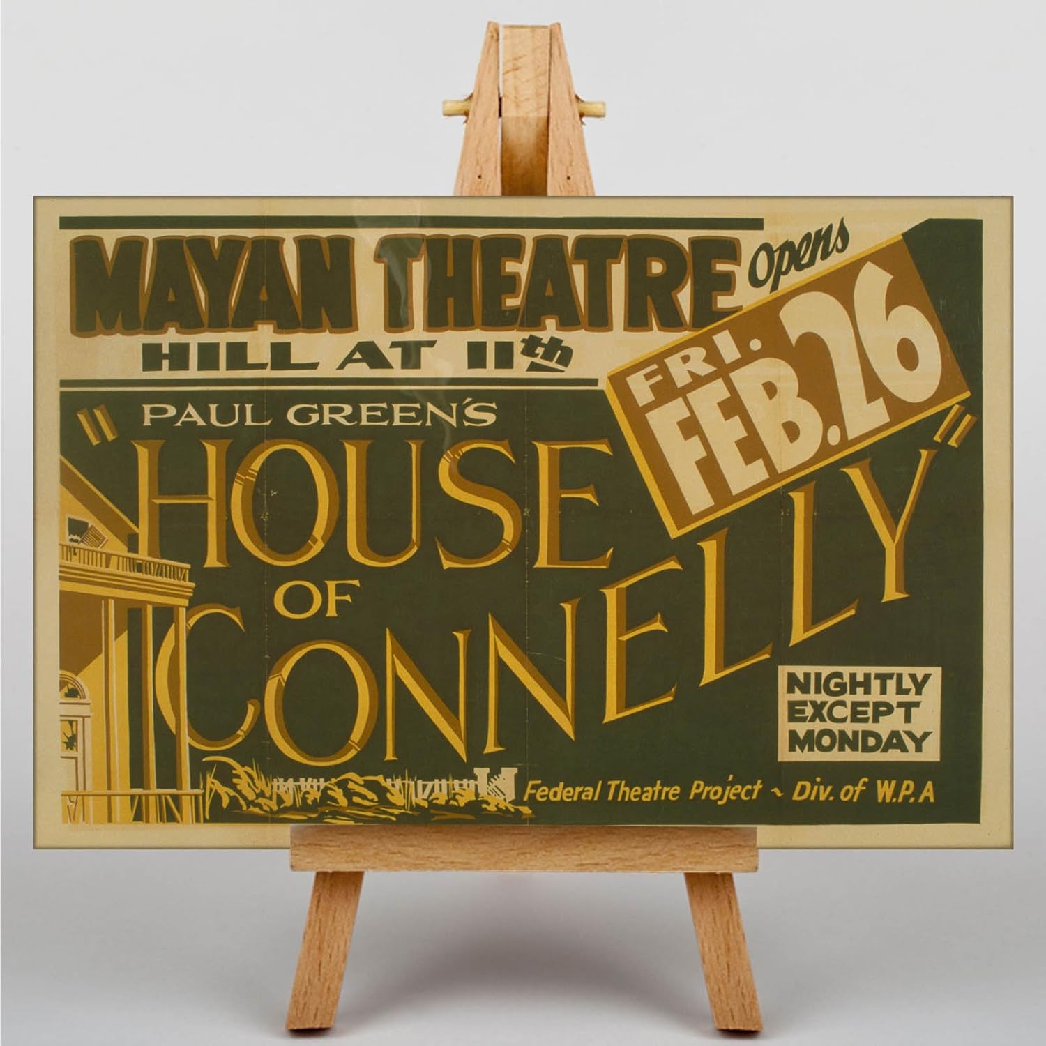 Vintage Poster Art House of Connelly, varie taglie, Cartoncino, A3 (42