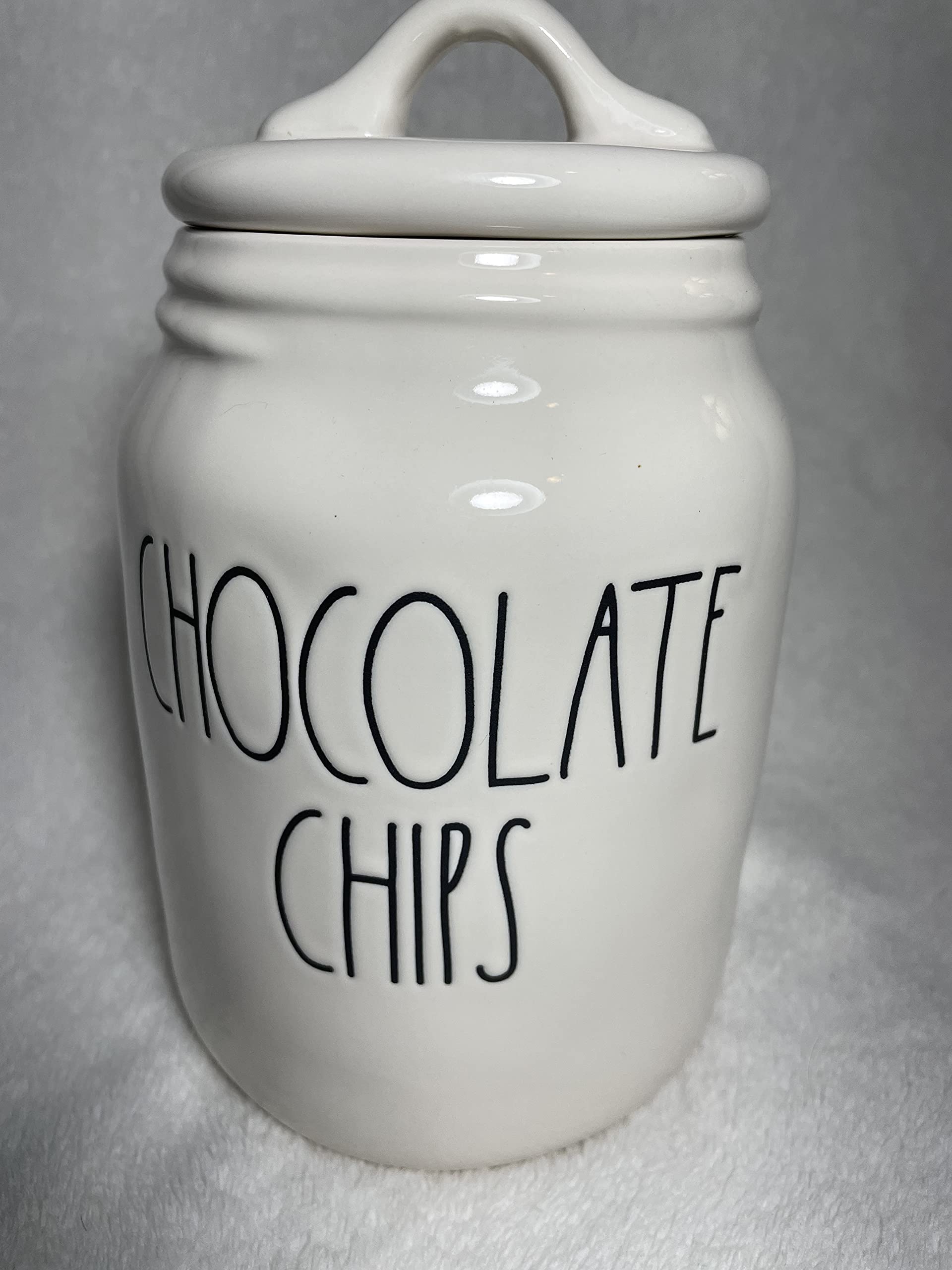 RAE DUNN  キャニスター Amazon.com: Rae Dunn by Magenta CHOCOLATE CHIPS Mini Canister 6” x