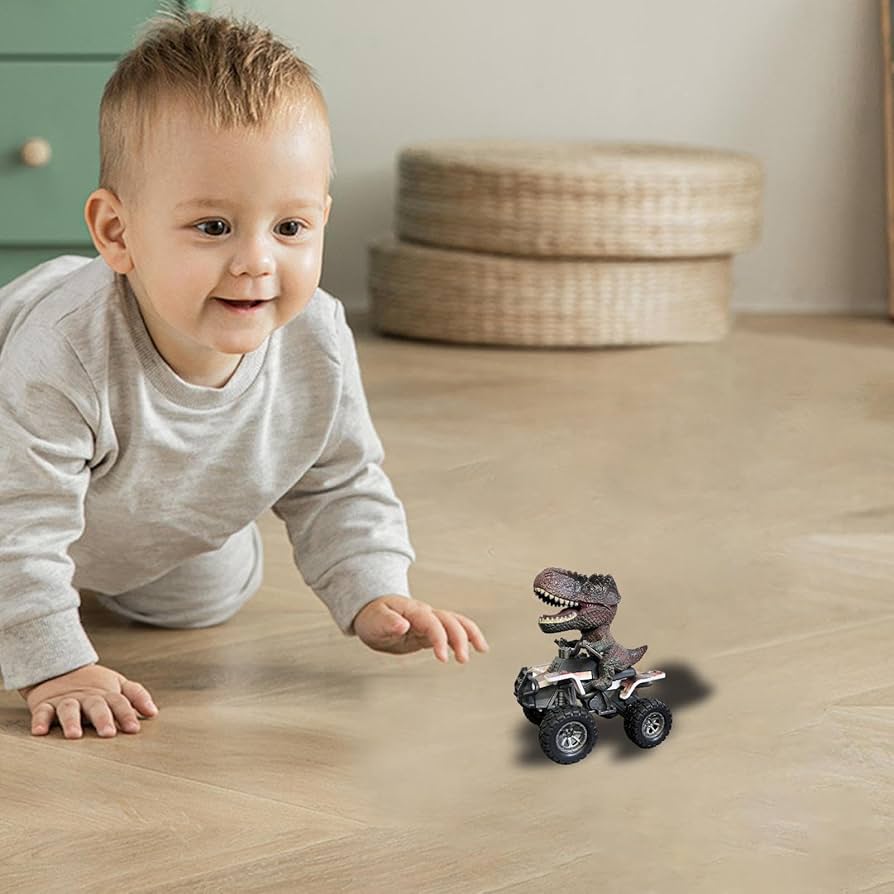 2個セット⭐️キックバイク ミニバイク 4輪 恐竜 ベビーバイク バブルマシン 子供用三輪車 4in1 自転車 押し棒付き 安全バー付き キック