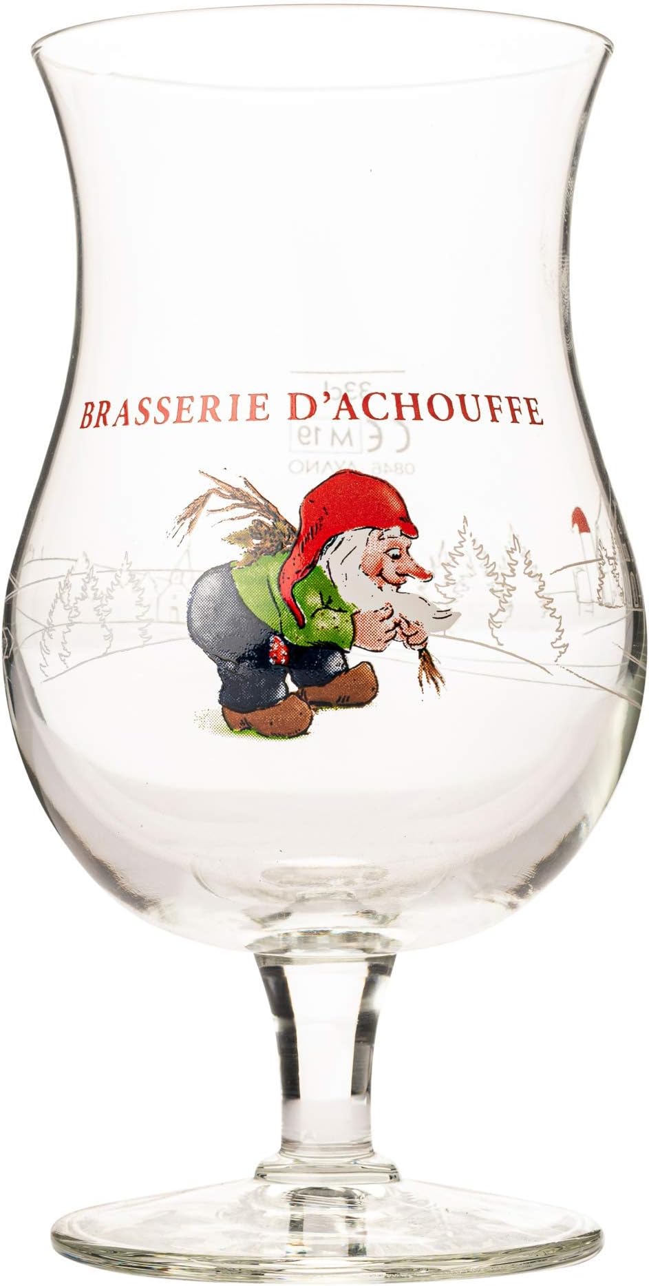 binoa Brasserie D'Achouffe La Chouffe Beer Glass