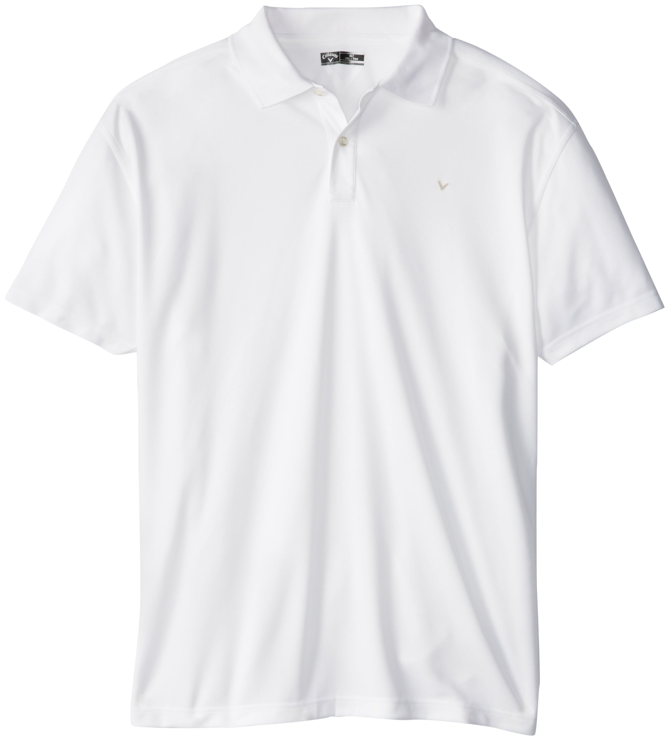 Callaway Men's Razr Solid Performance Short Sleeve Polo Shirt
