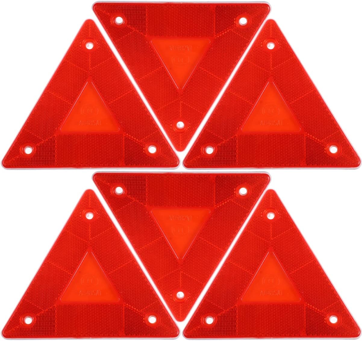 CUBTOL Red Reflector Frame Warning Slow Truck Reflectors