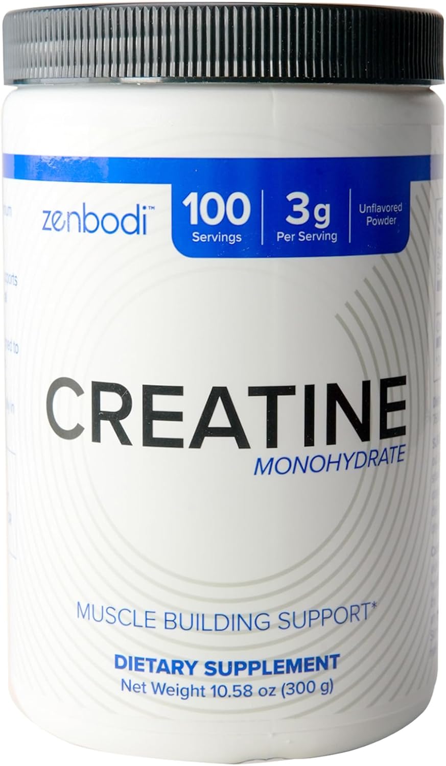 Creatine Monohydrate 300g – 100 Servings,...