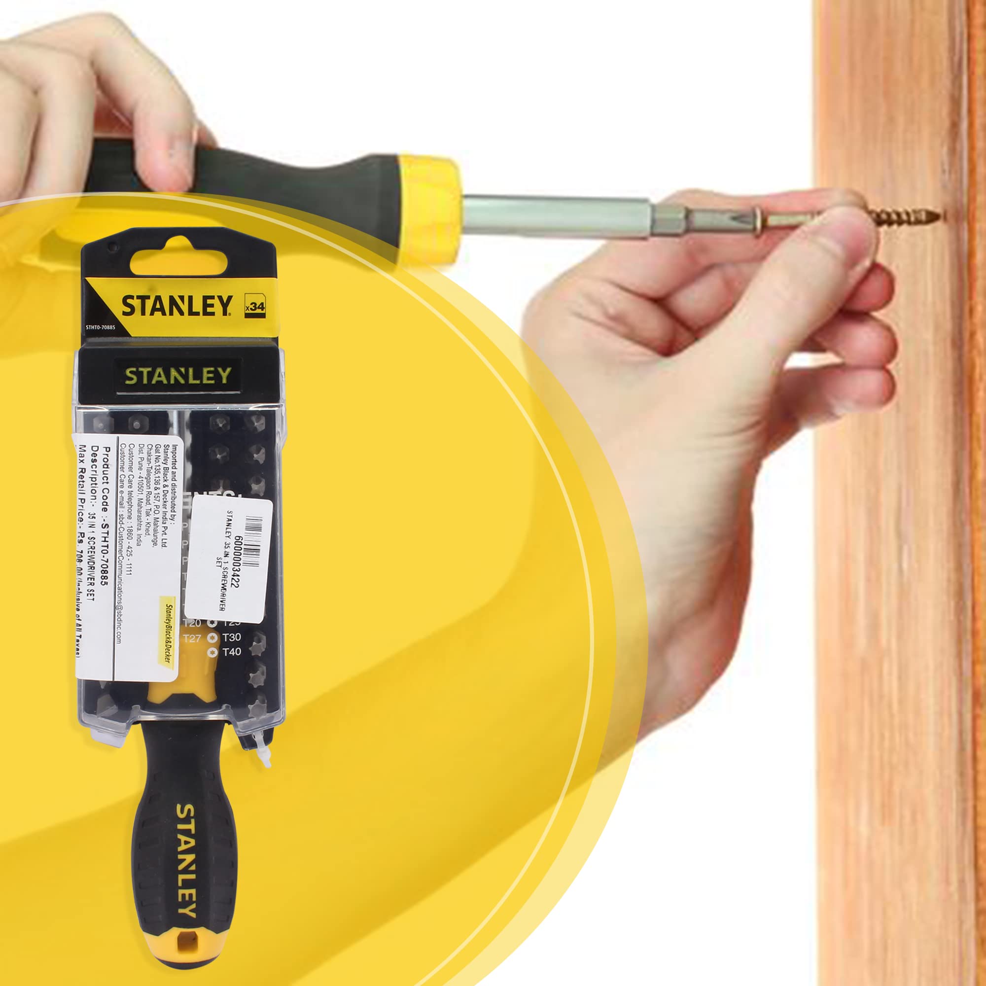 STANLEY 35 IN 1 SCREWDRIVER SET : Amazon.in: Home Improvement