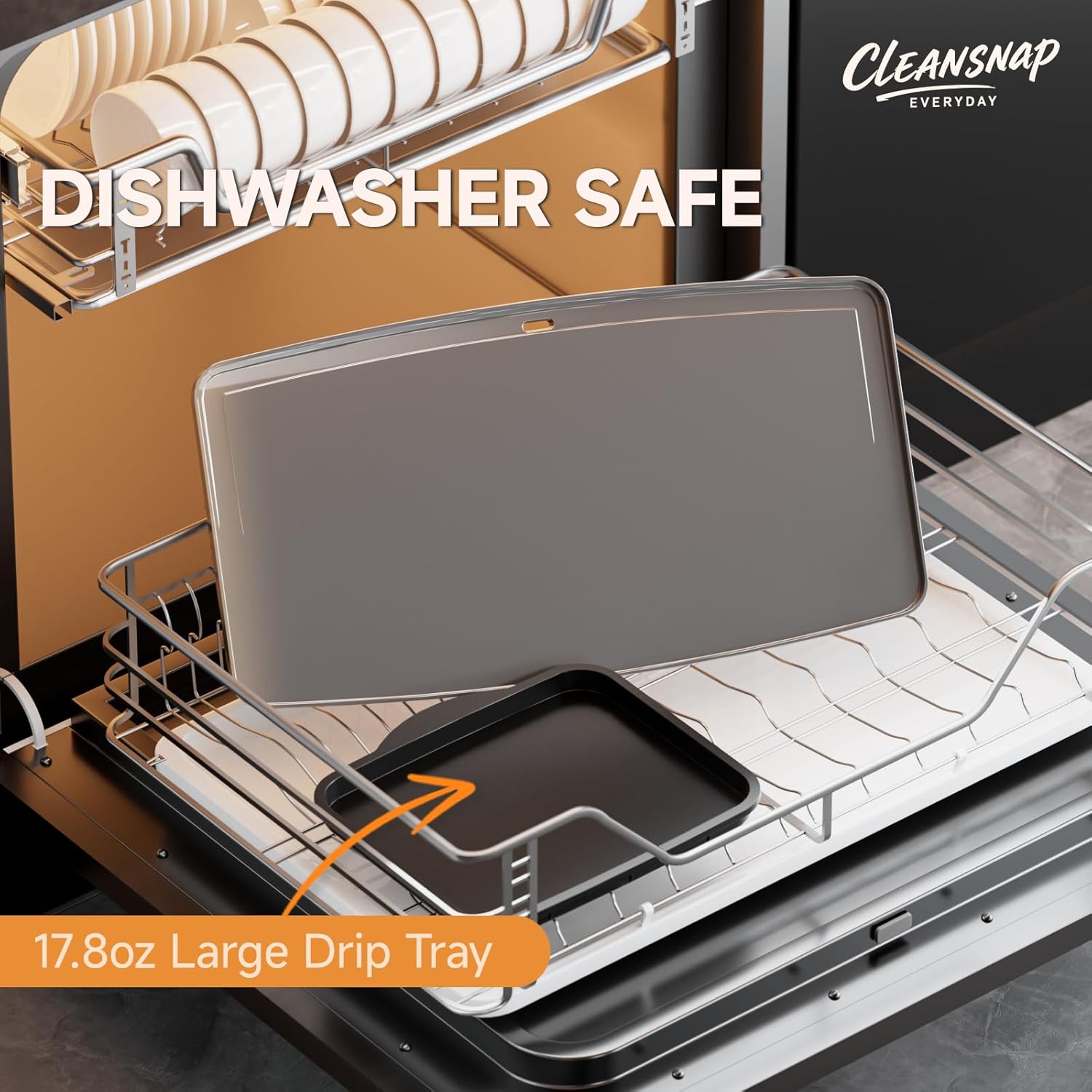 Cleansnap Everyday Electric Griddle,The Ultimate Gift for Family Feasts - 20” Nonstick Grill with Foldable Anti-Mess Shield, Rapid 1700W Heat&PPG Ceramic Coating, Dishwasher Safe, Ocean Blue