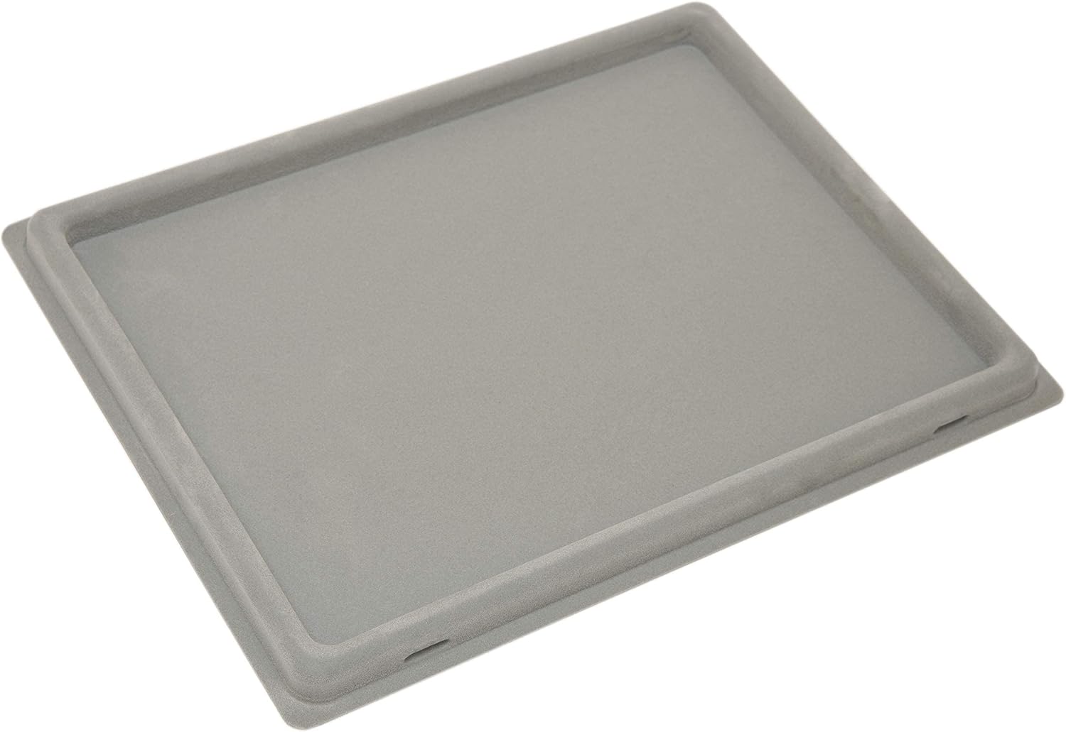 The Beadsmith Treasure Mat Tray, 12.5 x 9.25 inches, Bead Board, Grey Flocked, with Cover, Design Boards for Jewelry Making