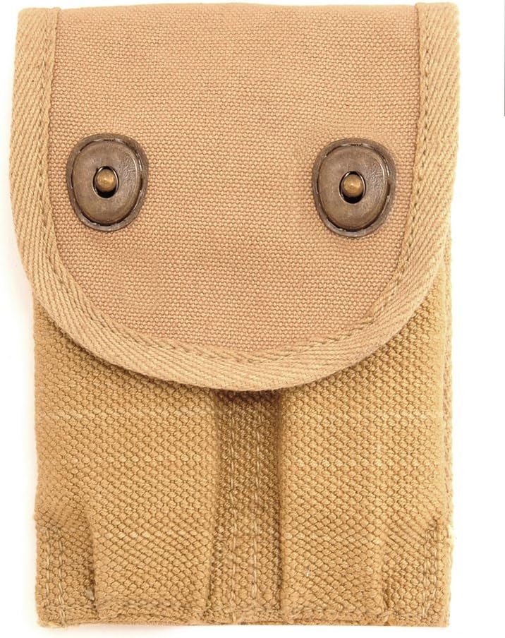 US WW1 45 AUTO Double Magazine Pouch Marked JT&L 1918