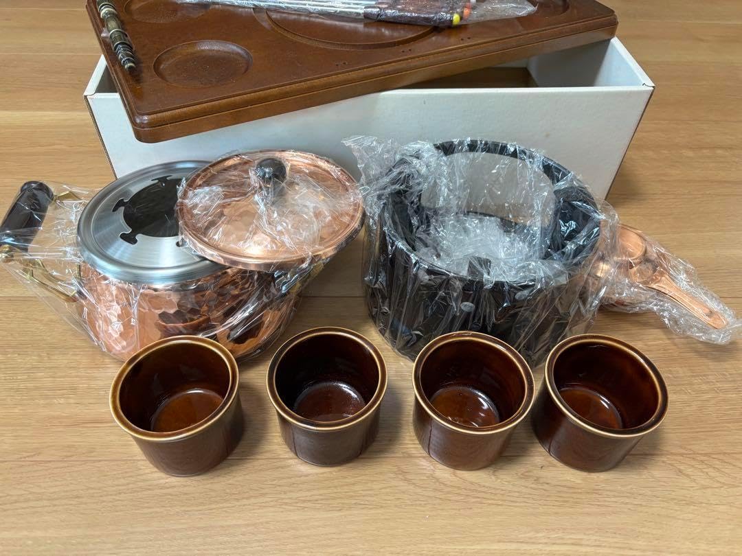 COPPER 100 HOME WARE フォンデュセット 新金属 COPPER100 新光金属