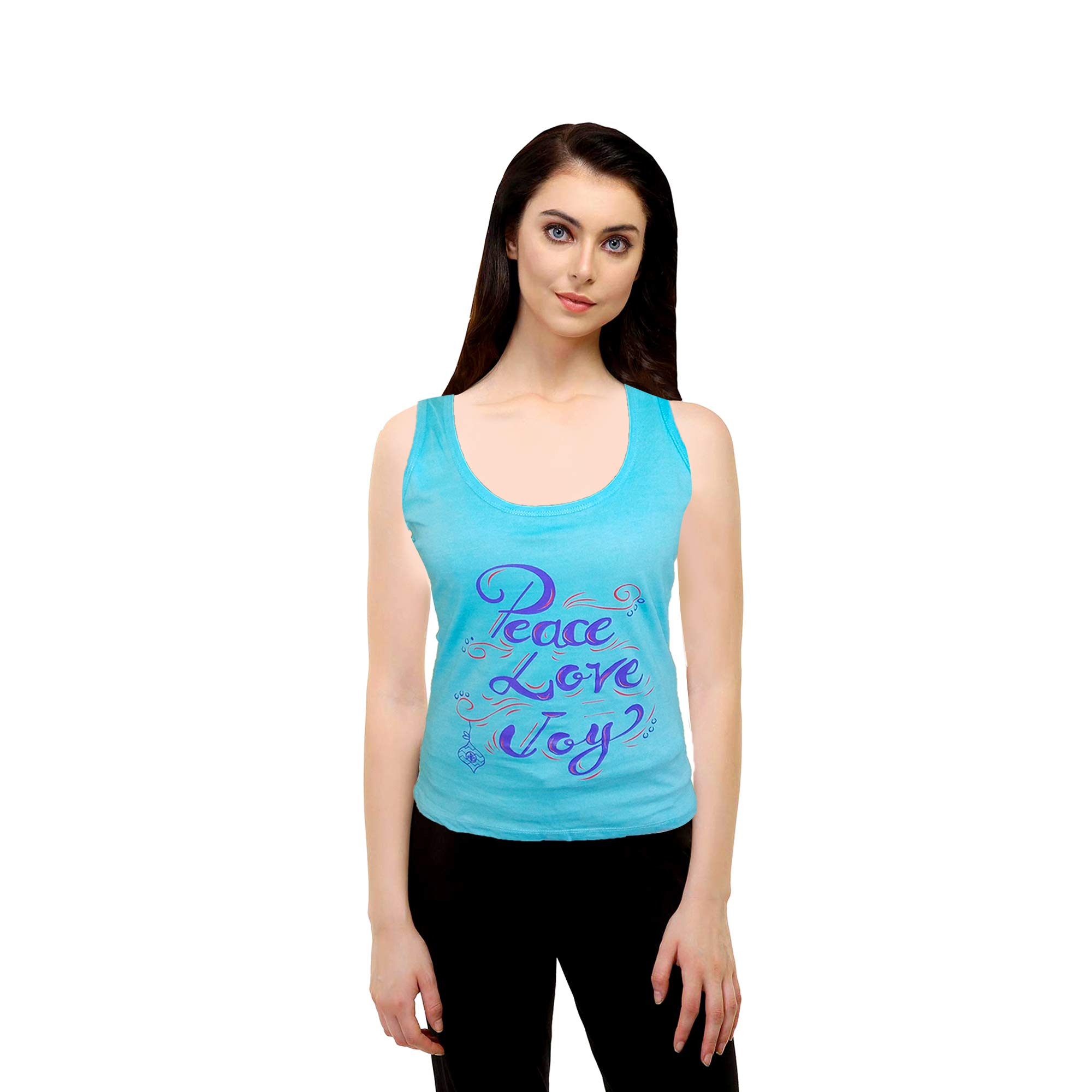 V4UPrinted Tank Top Vest Camisole Sando for Girl's in Red