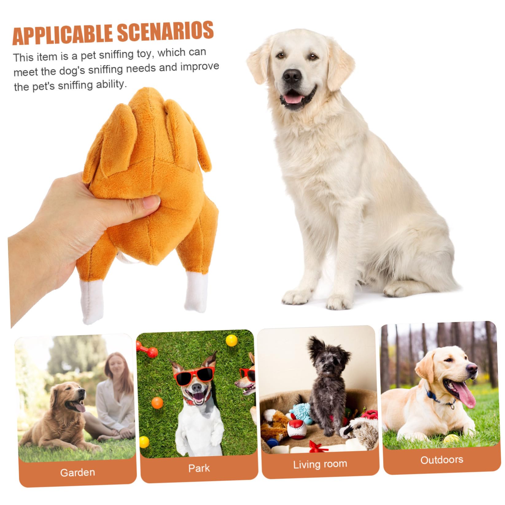 POPETPOP 5 Juguetes para Morder al Aire Divertidos Juguetes Masticables para Mascotas Juguete Interactivo con Sonido Chirriante para Perros Material para Olfatear Y Buscar Comida.