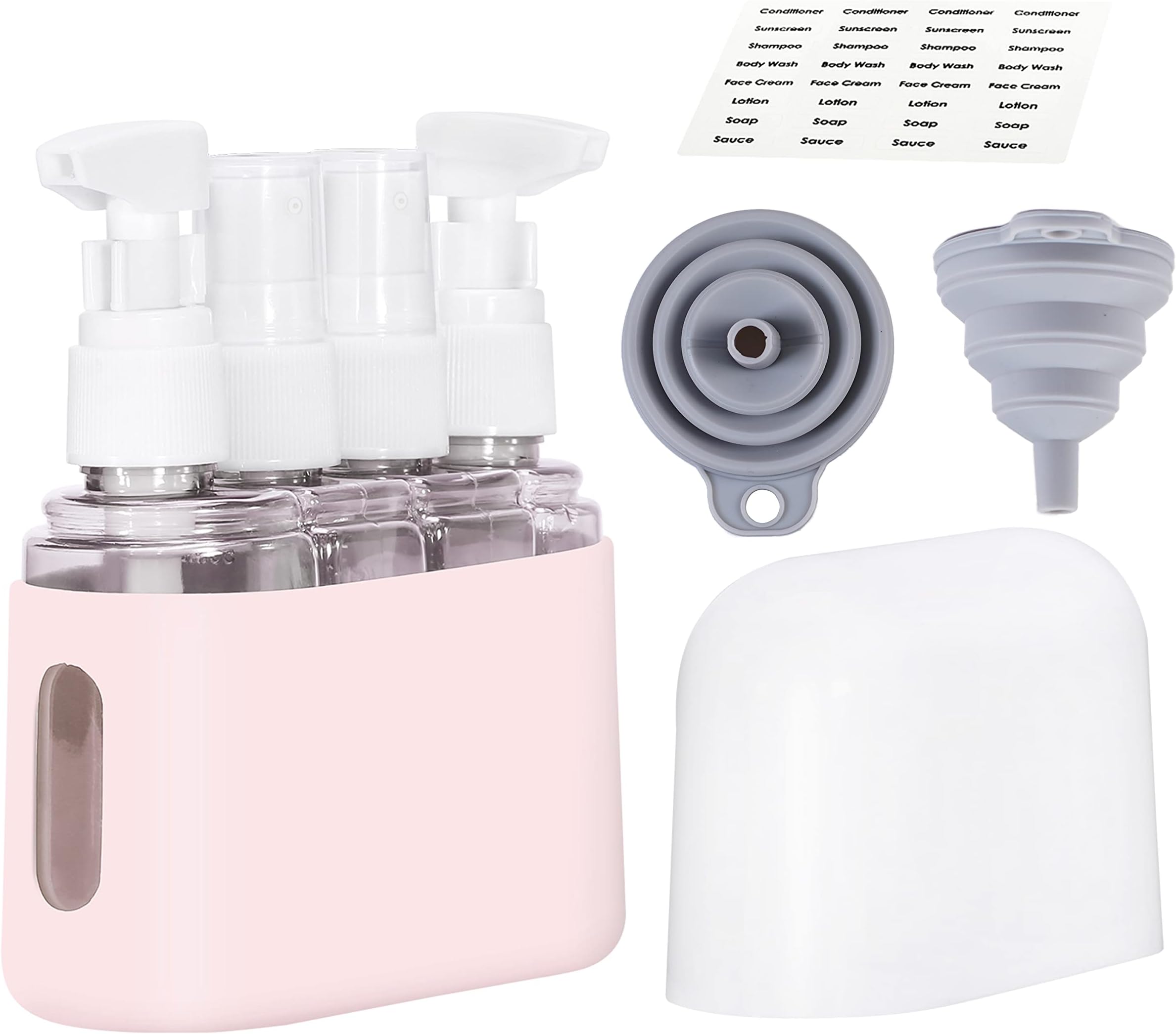 - Bpluma Travel Bottles, Leak Proof Containers For Toiletries TSA Approved Airplane Accessories Kits For Liquid With Labels
