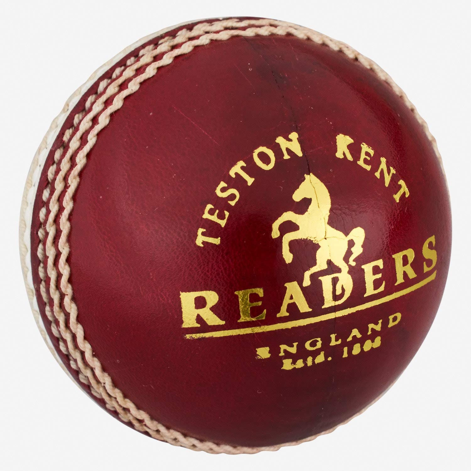 Readers County Crown 1A2530M01 Cricketball, 156 g, Rot, für Herren