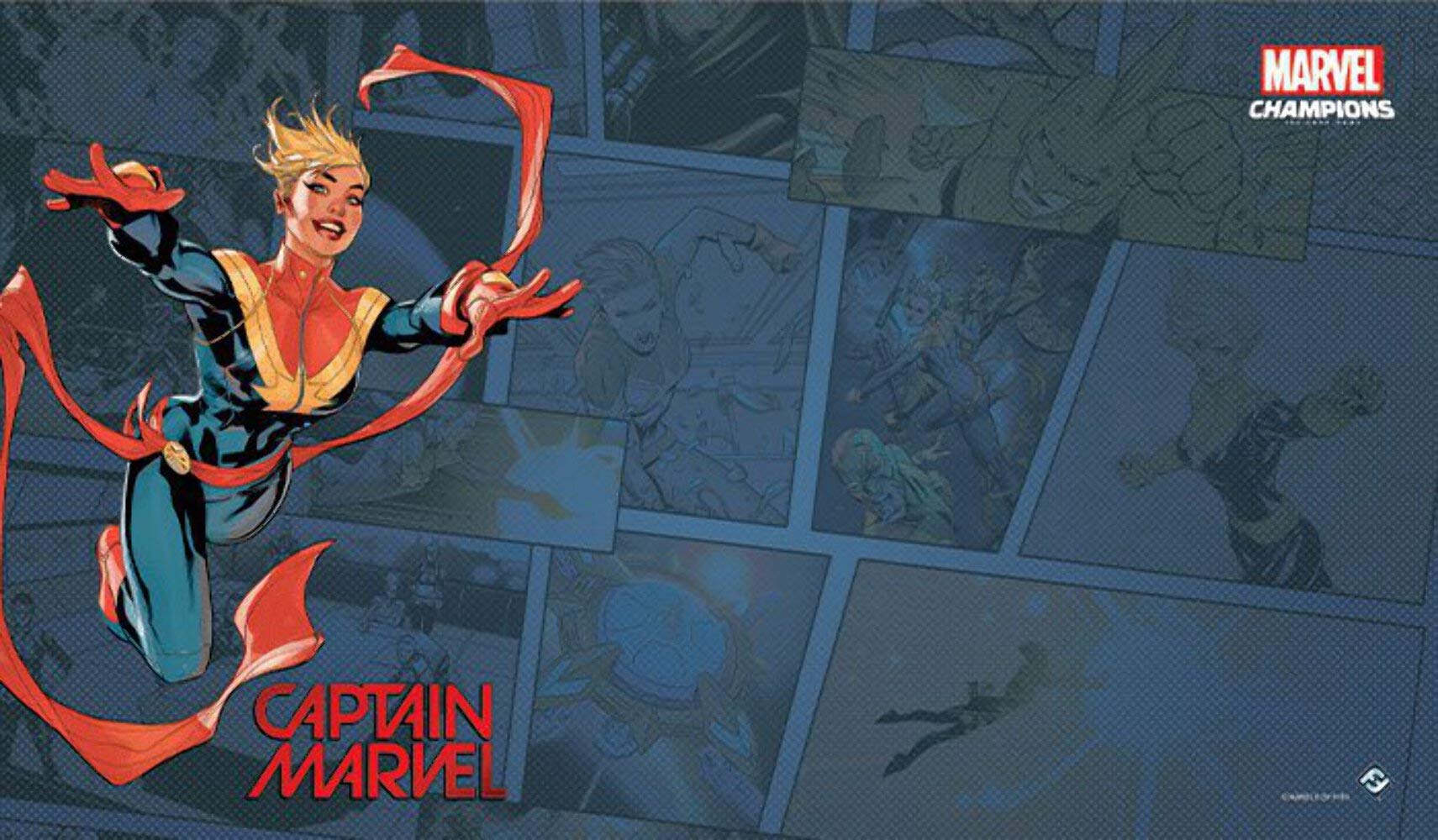Fantasy Flight Games MARVEL LCG: Playmat - Captain Marvel