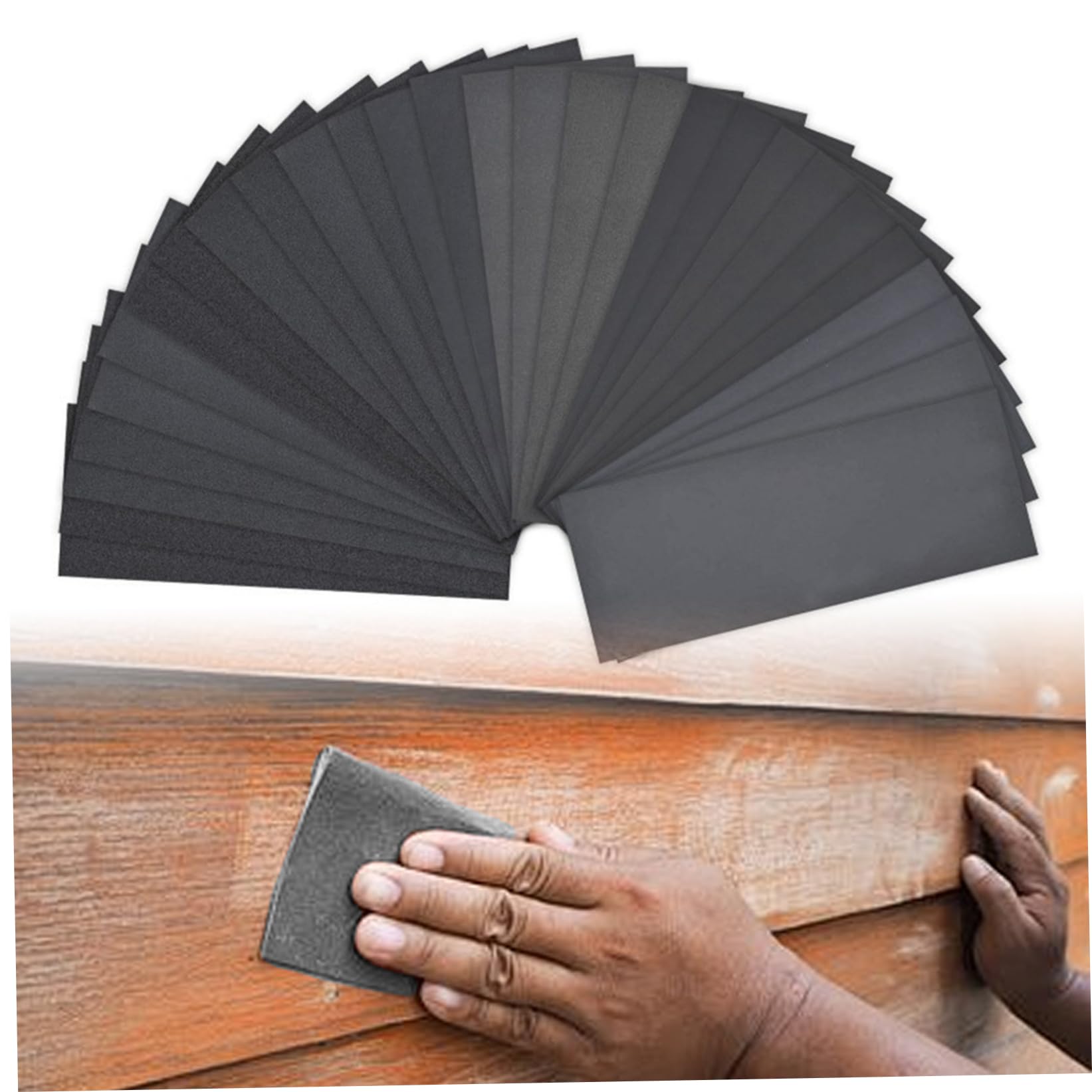 Peryauts 14Pcs Wet Dry Sandpaper 120 To 3000 Assorted Grit Sandpaper Sheets Sand Paper Assortment Pack For Wood Furniture Finishing Metal Sanding Automotive Polishing