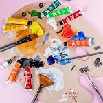 Mont Marte Peinture acrylique 24 Couleurs x 12ml Tubes, finition semi-brillante, adaptés à une variété de styles de peinture