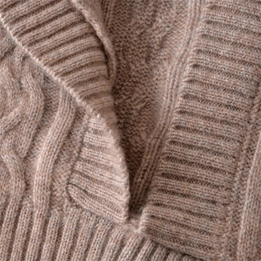 Gorro Con Capucha De Punto De Cachemira De 100%, Pasamontañas Suave Y Cálido Para Invierno, Gorros Con Protección Para El Cuello Y La Oreja Para Exteriores, Gorros Con Flores Retorcidas, Cuello Falso