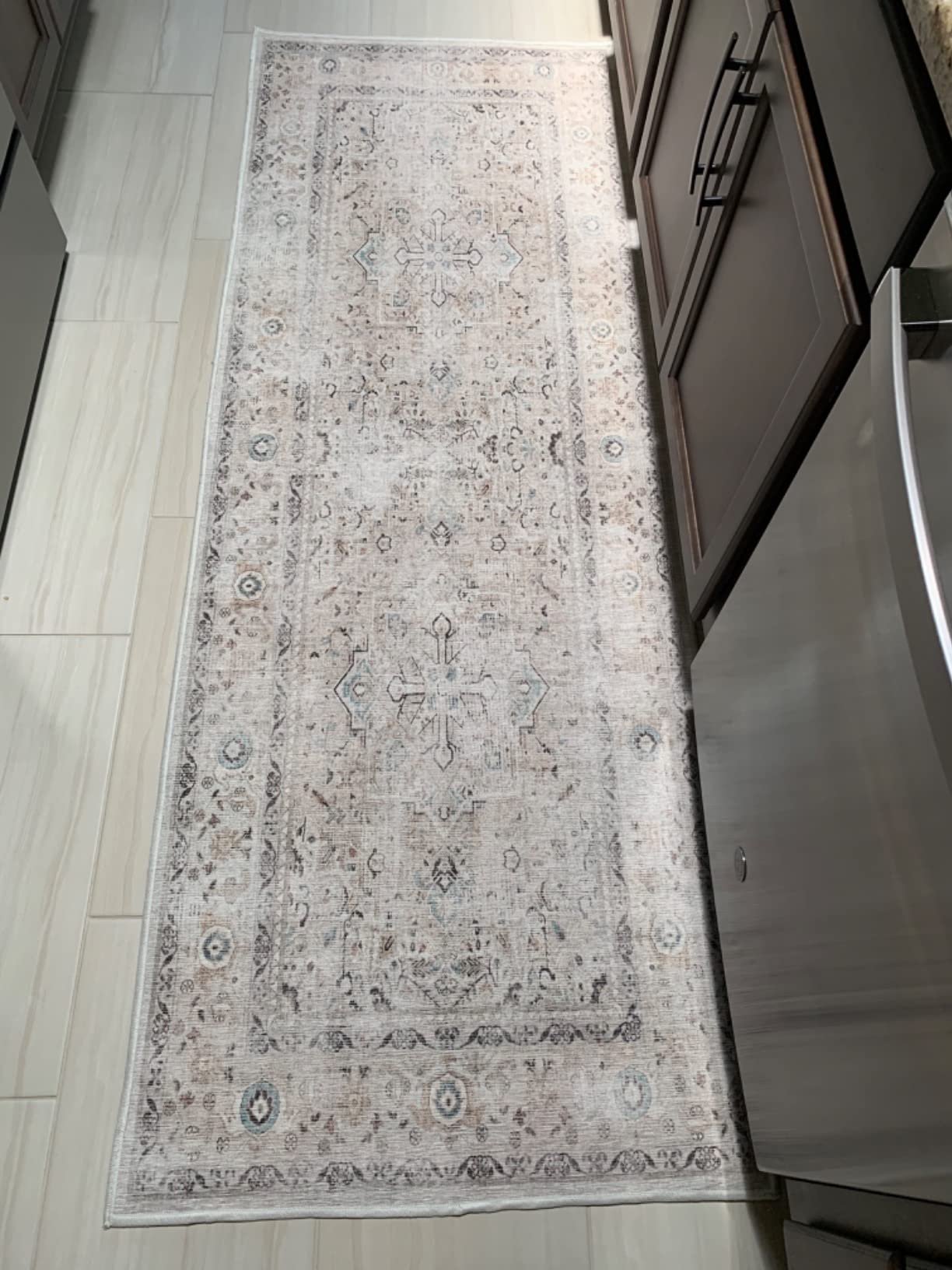 31/mo Finance Ruggable Kamran Cayenne Red Machine Washable Area Rug Pet & Child