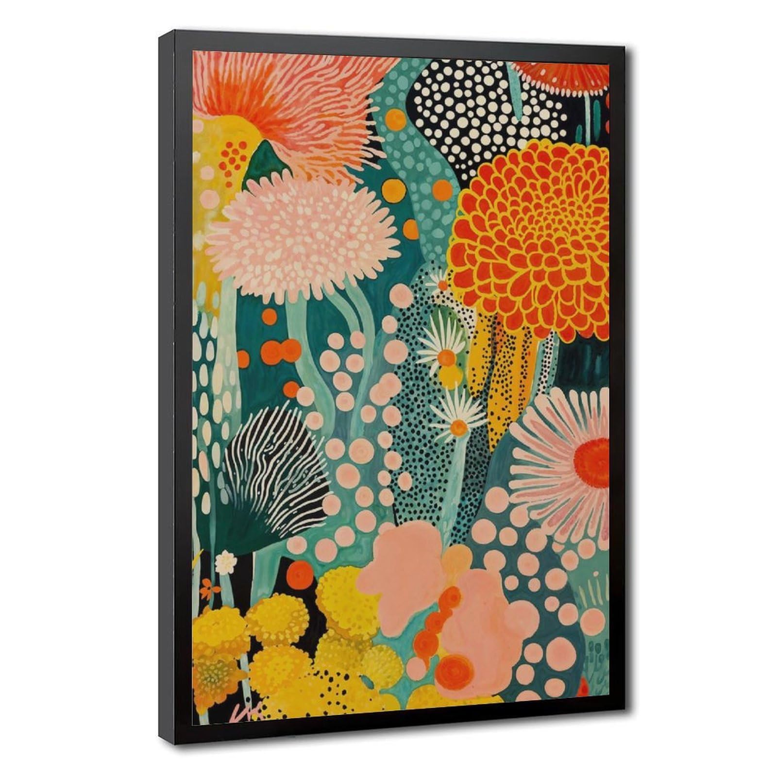 Bareronor Abstract Botanical Poster (6) Canvas Poster Bedroom Decor Landscape Office Room Decor Gift 12" L X 18" W