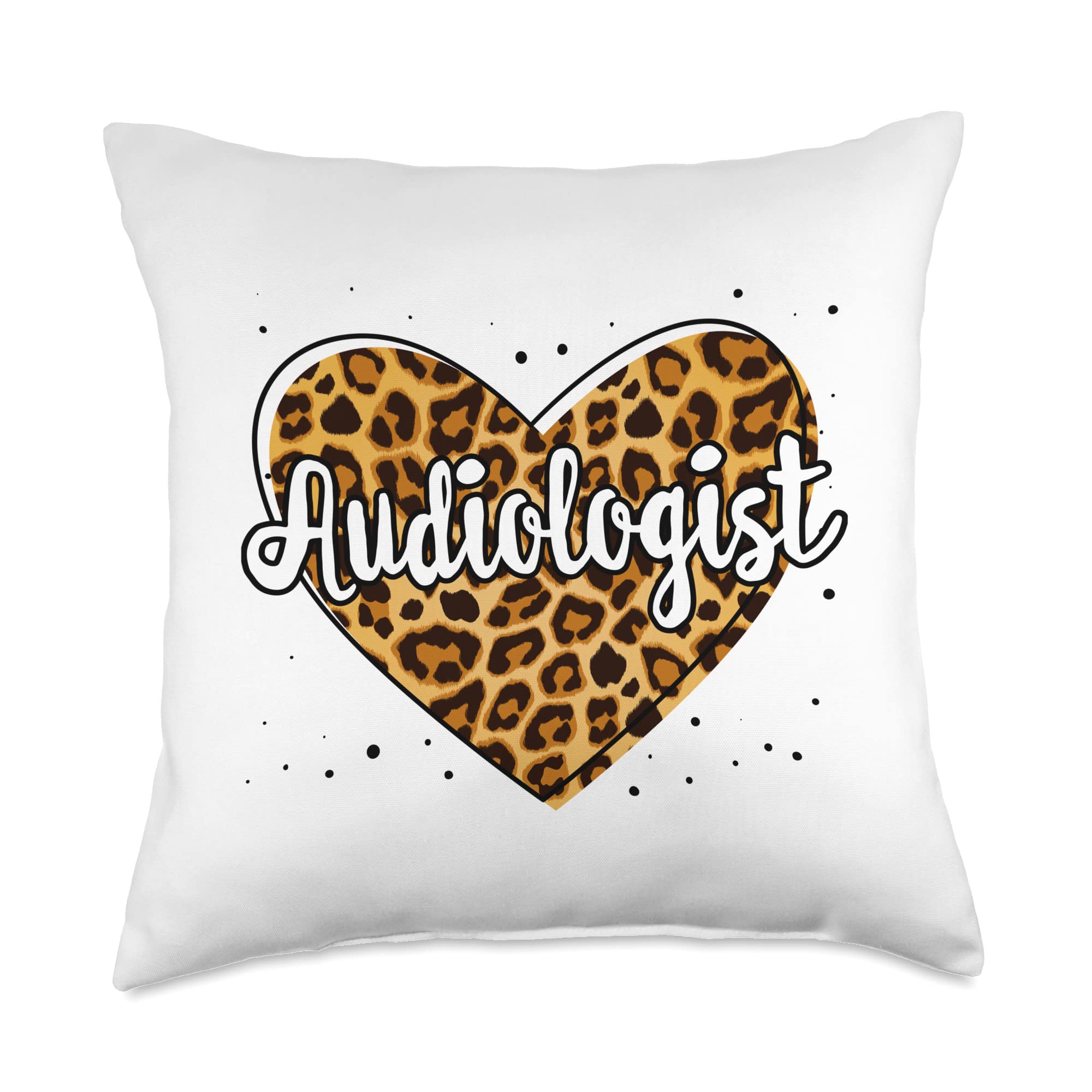 Audiologist Gifts Ideas & Tees Audiologist Audiology Better Hearing Speech Month BHSM Crew Throw Pillow, 18x18, Multicolor