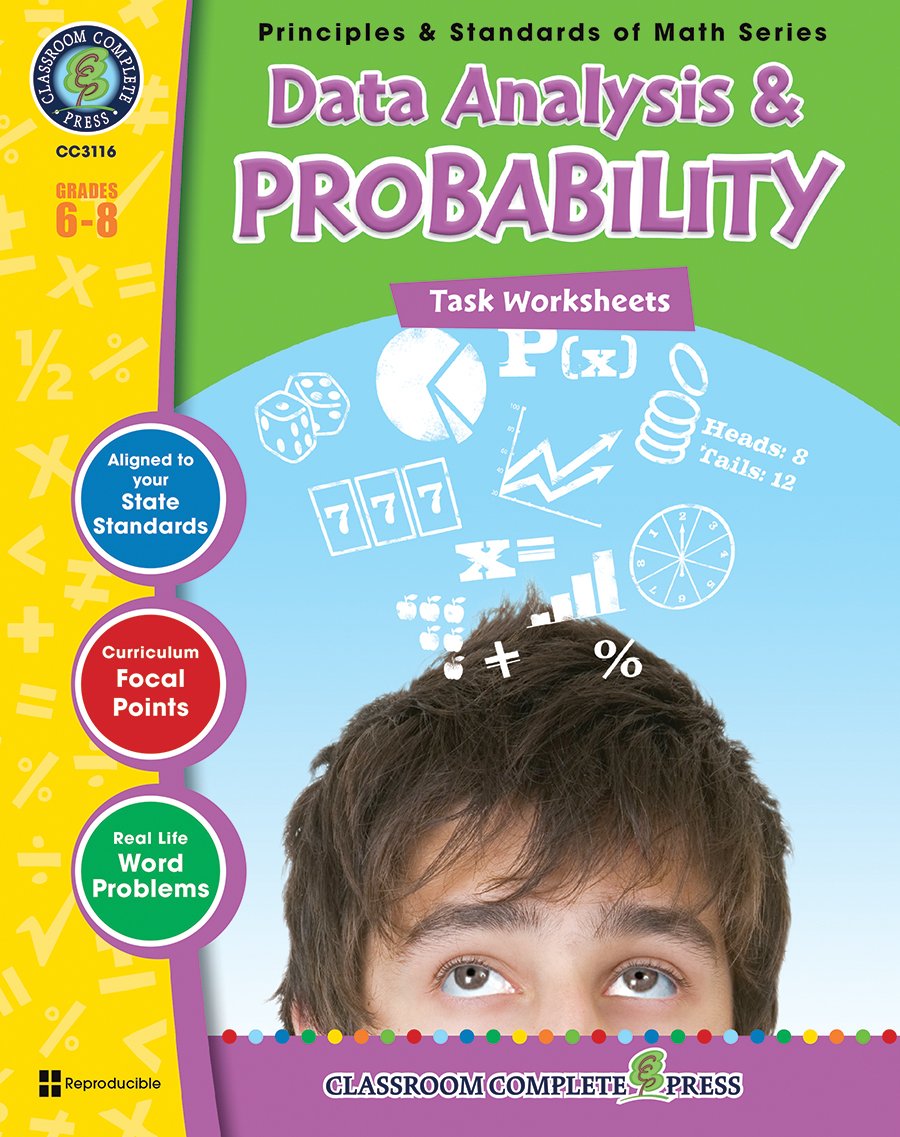 Buy Data Analysis & Probability, Grades 6-8 [With 3 Transparencies]: 1 (Principles & Standards of Math) — BookShops.in