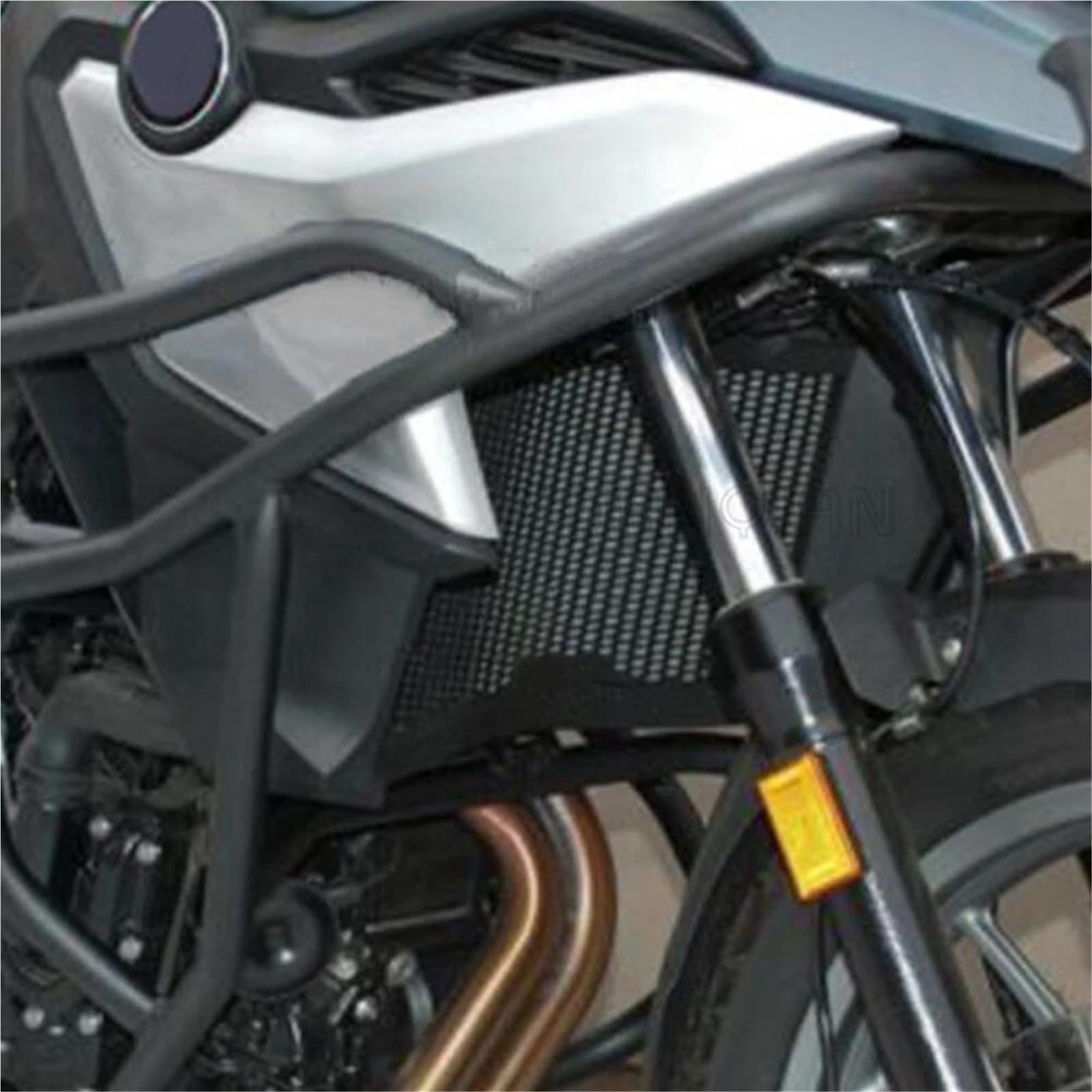 Ochrona chłodnicy motocyklowej Osłona Chłodnicy Motocykla Osłona Grilla Osłona Chłodnicy Części Do BMW F900GS Adventure F900 F 900 GS 900 GS900 ADV 24-25 Kratki motocyklowe(C1-B-GS LOGO)
