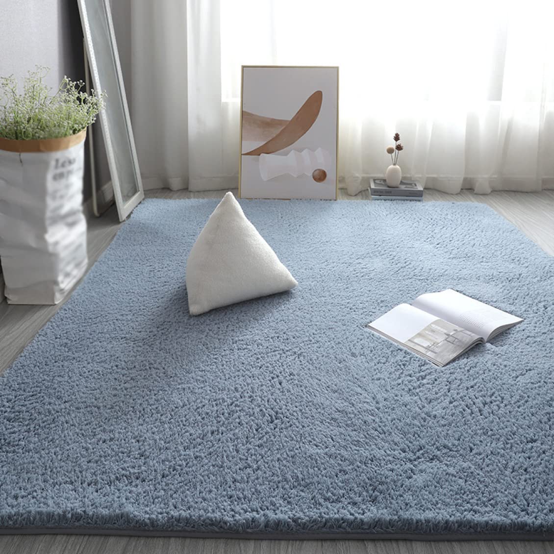 Amazon｜[ZS2L7] カーペット滑り止め 夏 冬 洗える ラグマット ラグ